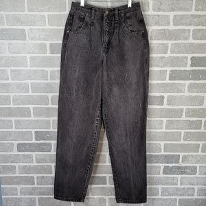 Lizwear Vintage Made in USA Black Denin 80's 90's High Waist Jeans Women's 10